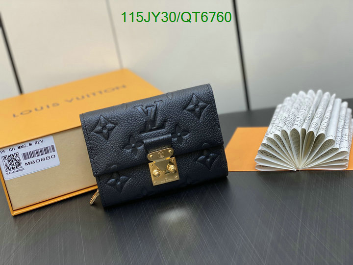 LV Bag-(Mirror)-Wallet- Code: QT6760 $: 115USD