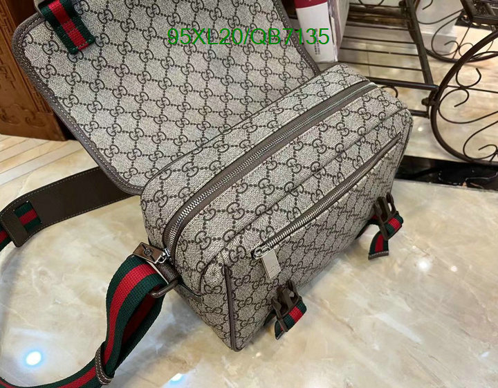 Gucci Bag-(4A)-Diagonal- Code: QB7135 $: 95USD