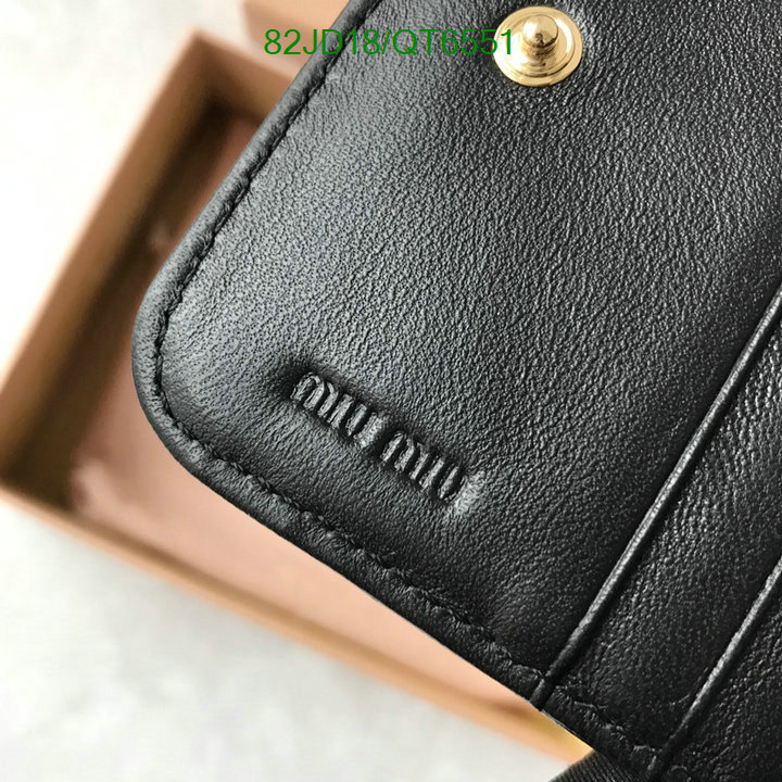 Miu Miu Bag-(Mirror)-Wallet- Code: QT6551 $: 82USD