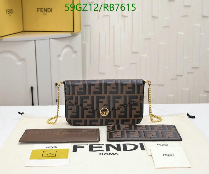 Fendi Bag-(4A)-Diagonal- Code: RB7615 $: 59USD