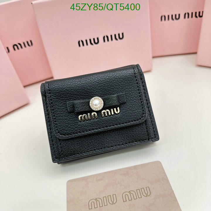 Miu Miu Bag-(4A)-Wallet- Code: QT5400 $: 45USD