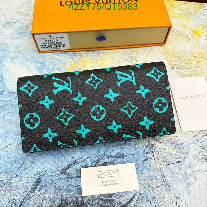 LV Bag-(4A)-Wallet- Code: QT5383 $: 42USD
