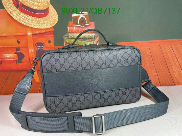 Gucci Bag-(4A)-Diagonal- Code: QB7137 $: 99USD