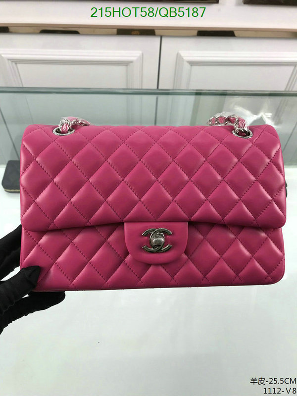 Chanel Bag-(Mirror)-Diagonal- Code: QB5187 $: 215USD