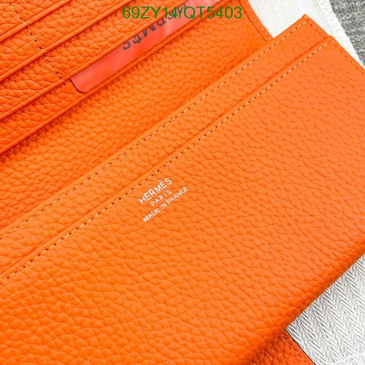 Hermes Bag-(4A)-Wallet- Code: QT5403 $: 69USD