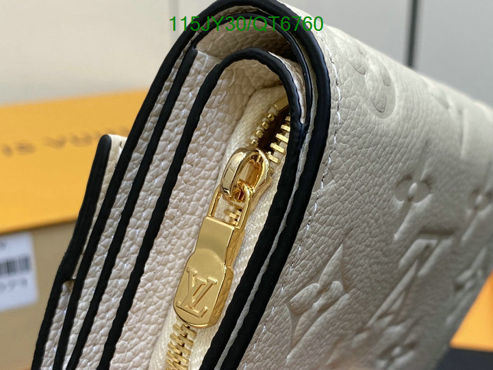 LV Bag-(Mirror)-Wallet- Code: QT6760 $: 115USD