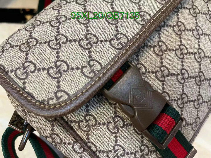 Gucci Bag-(4A)-Diagonal- Code: QB7135 $: 95USD