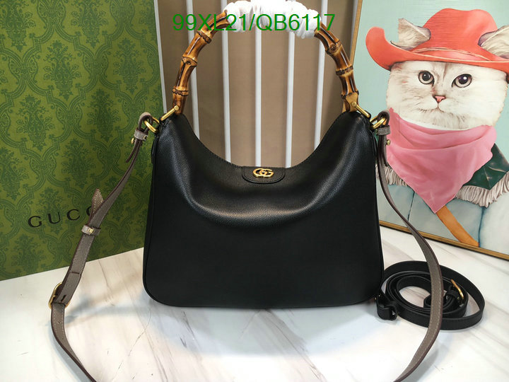 Gucci Bag-(4A)-Diana-Bamboo- Code: QB6117