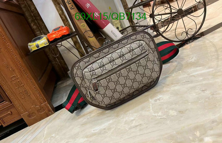 Gucci Bag-(4A)-Belt Bag-Chest Bag-- Code: QB7134 $: 69USD