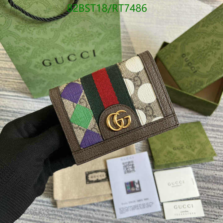 Gucci Bag-(Mirror)-Wallet- Code: RT7486 $: 82USD