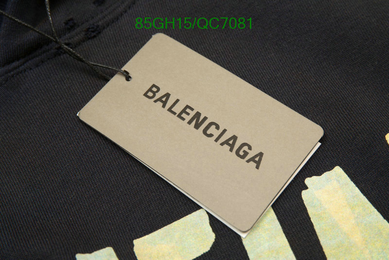 Clothing-Balenciaga Code: QC7081 $: 85USD