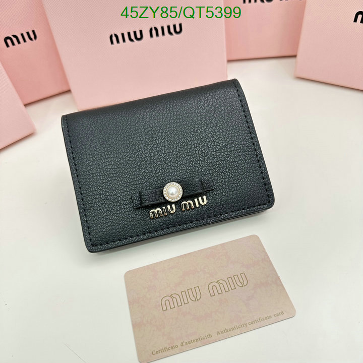 Miu Miu Bag-(4A)-Wallet- Code: QT5399 $: 45USD