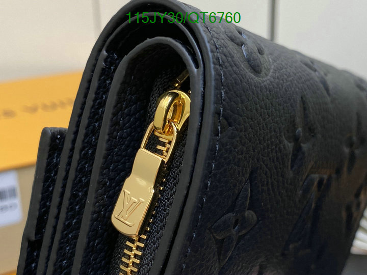 LV Bag-(Mirror)-Wallet- Code: QT6760 $: 115USD