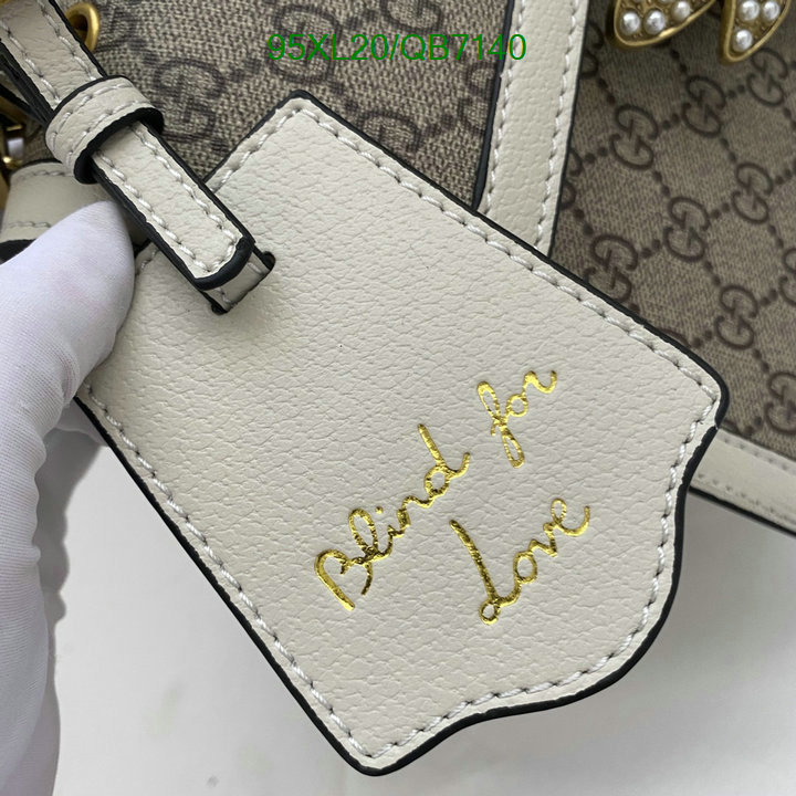 Gucci Bag-(4A)-Diagonal- Code: QB7140 $: 95USD