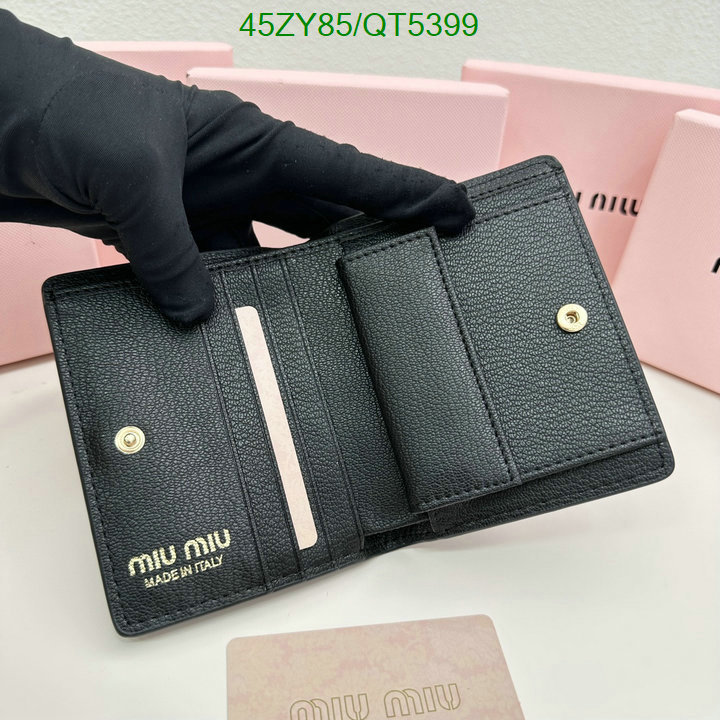 Miu Miu Bag-(4A)-Wallet- Code: QT5399 $: 45USD