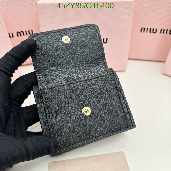 Miu Miu Bag-(4A)-Wallet- Code: QT5400 $: 45USD