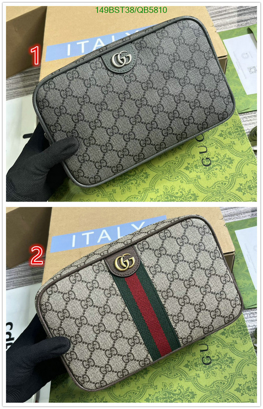 Gucci Bag-(Mirror)-Makeup bag- Code: QB5810 $: 149USD