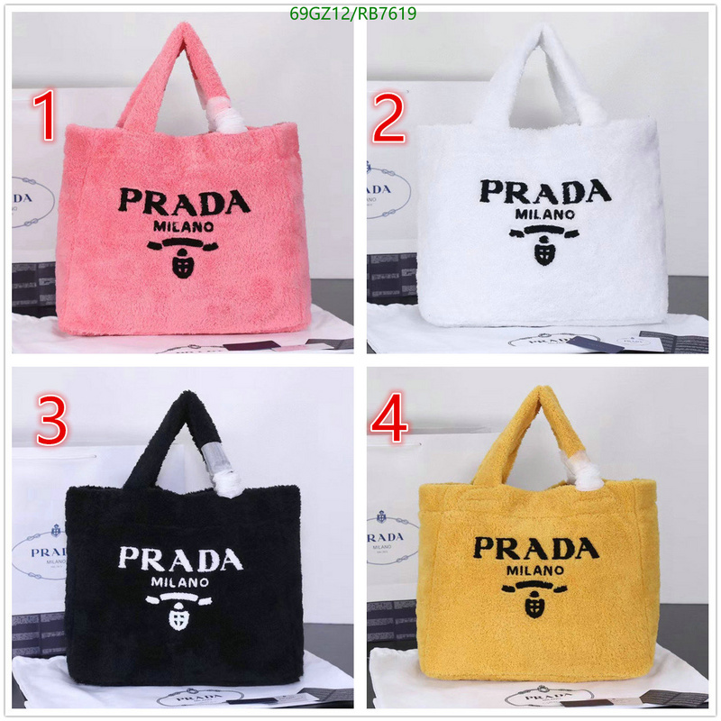 Prada Bag-(4A)-Handbag- Code: RB7619 $: 69USD