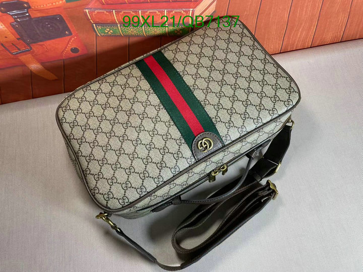 Gucci Bag-(4A)-Diagonal- Code: QB7137 $: 99USD