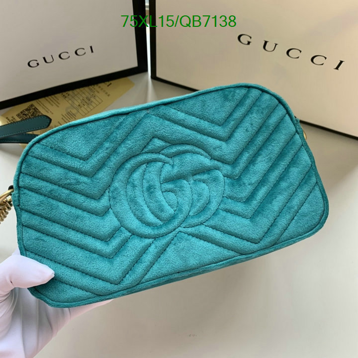 Gucci Bag-(4A)-Marmont Code: QB7138 $: 75USD