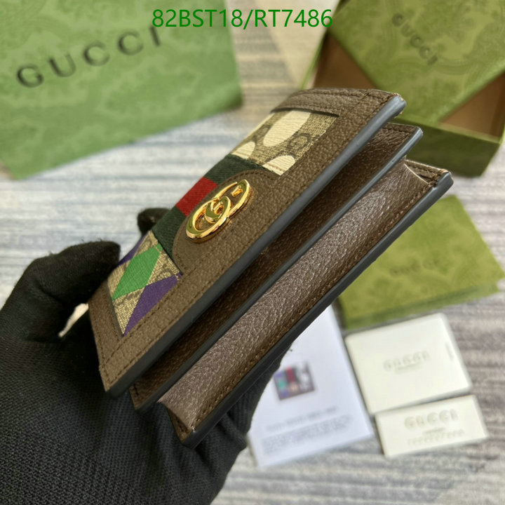 Gucci Bag-(Mirror)-Wallet- Code: RT7486 $: 82USD