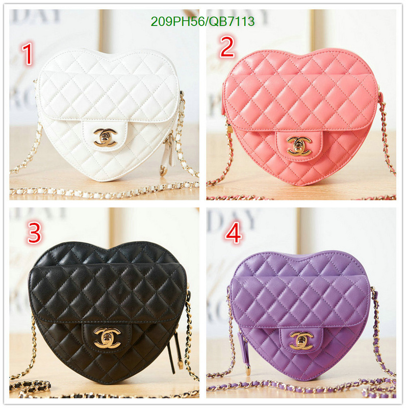 Chanel Bag-(Mirror)-Diagonal- Code: QB7113 $: 209USD