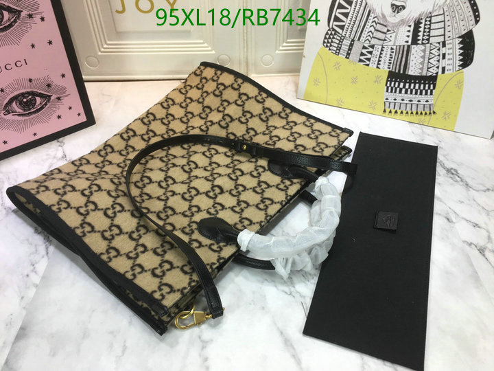 Gucci Bag-(4A)-Handbag- Code: RB7434 $: 95USD