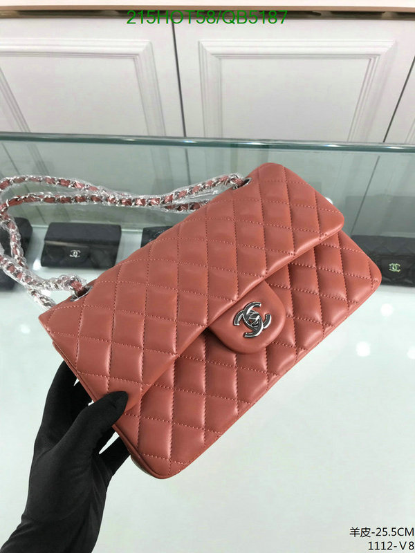 Chanel Bag-(Mirror)-Diagonal- Code: QB5187 $: 215USD