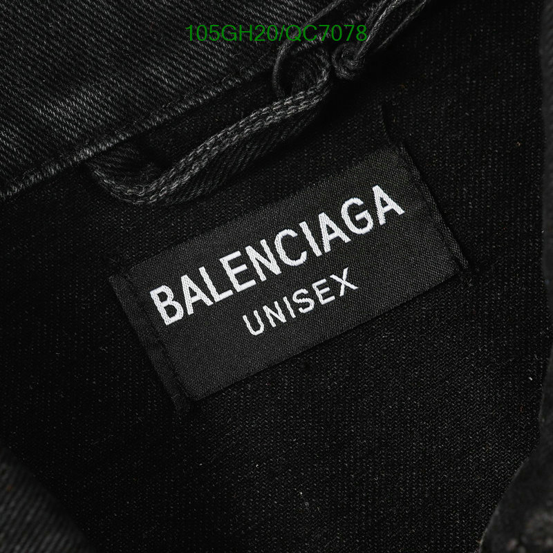 Clothing-Balenciaga Code: QC7078 $: 105USD