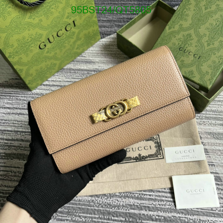 Gucci Bag-(Mirror)-Wallet- Code: QT5805 $: 95USD