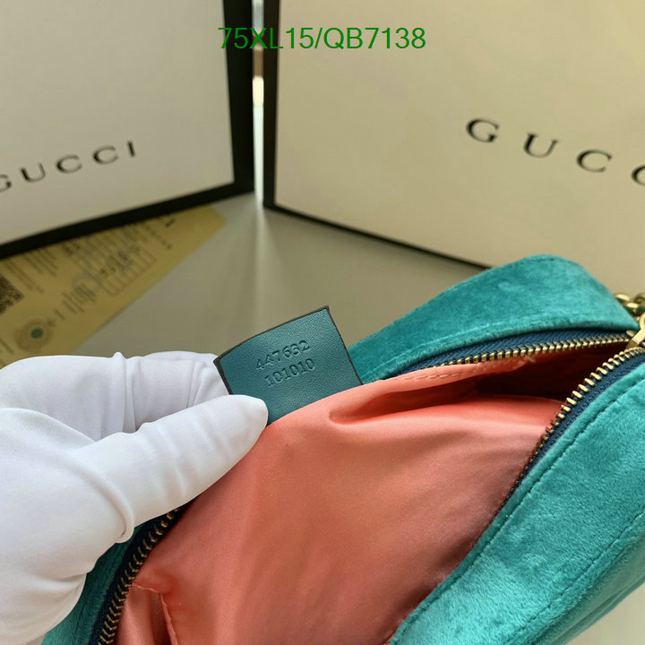 Gucci Bag-(4A)-Marmont Code: QB7138 $: 75USD