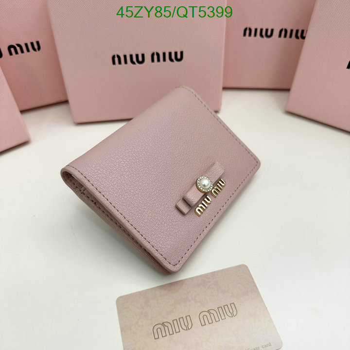 Miu Miu Bag-(4A)-Wallet- Code: QT5399 $: 45USD