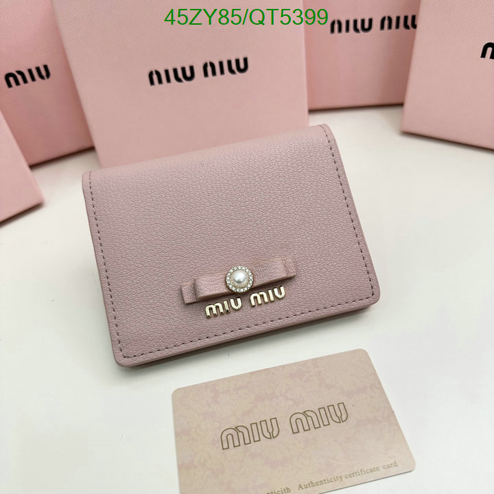 Miu Miu Bag-(4A)-Wallet- Code: QT5399 $: 45USD