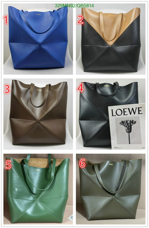 Loewe Bag-(Mirror)-Handbag- Code: QB5814 $: 329USD