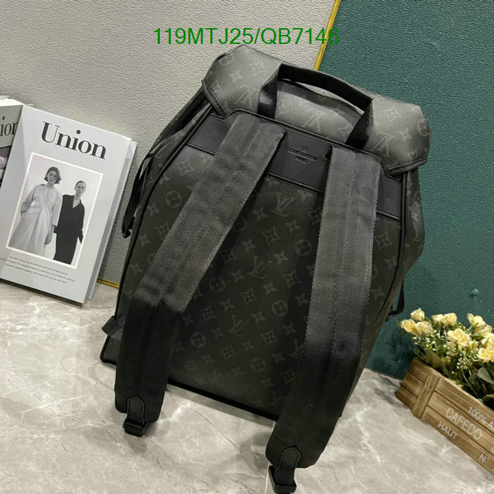 LV Bag-(4A)-Backpack- Code: QB7146 $: 119USD