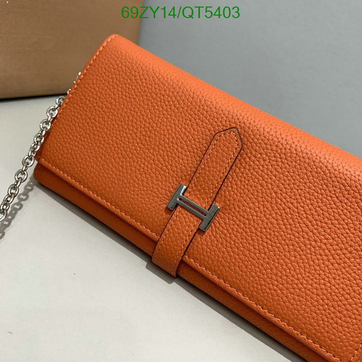 Hermes Bag-(4A)-Wallet- Code: QT5403 $: 69USD