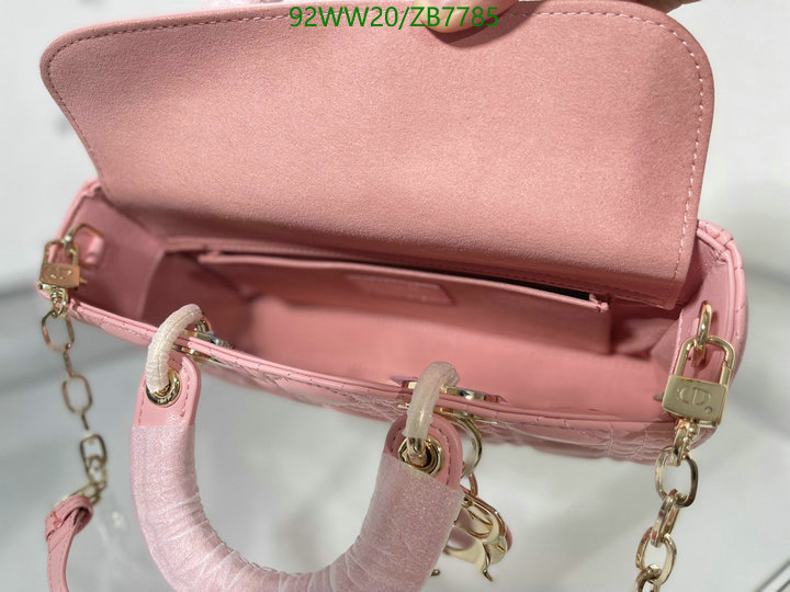 Dior Bag-(4A)-Lady- Code: ZB7785 $: 92USD