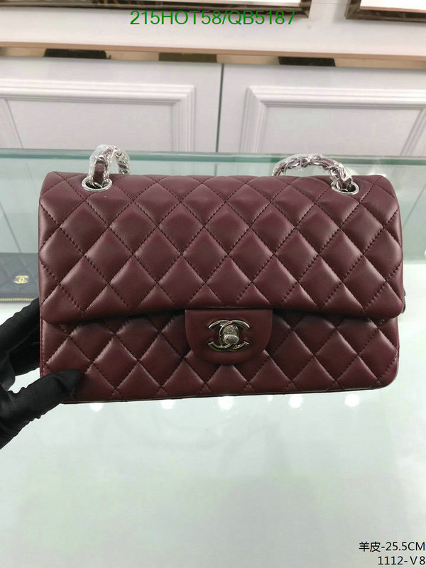 Chanel Bag-(Mirror)-Diagonal- Code: QB5187 $: 215USD