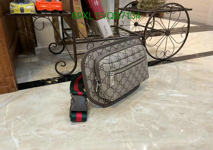 Gucci Bag-(4A)-Belt Bag-Chest Bag-- Code: QB7134 $: 69USD