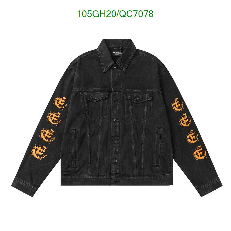 Clothing-Balenciaga Code: QC7078 $: 105USD