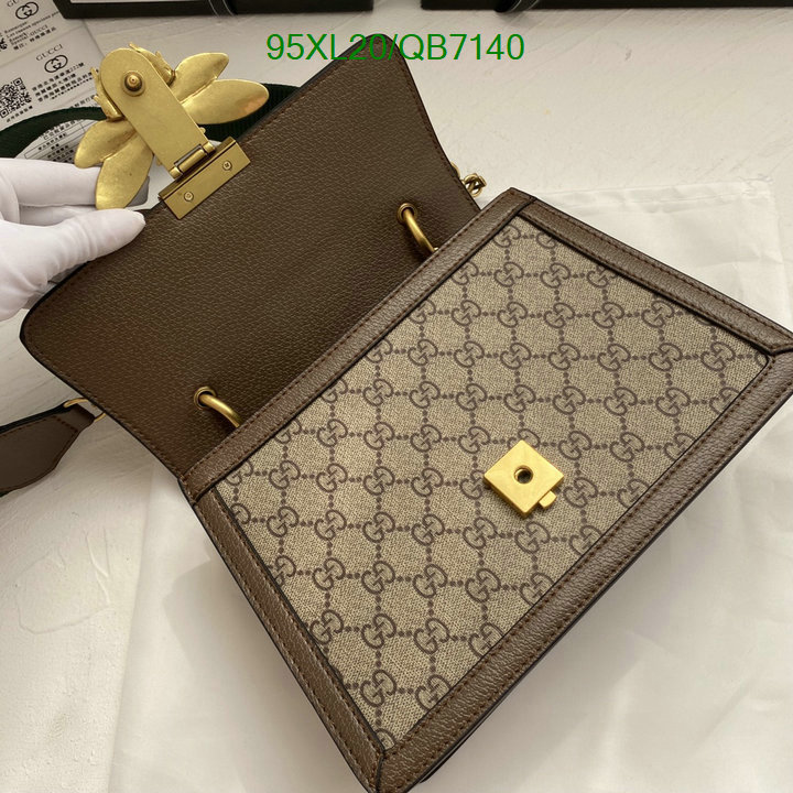 Gucci Bag-(4A)-Diagonal- Code: QB7140 $: 95USD