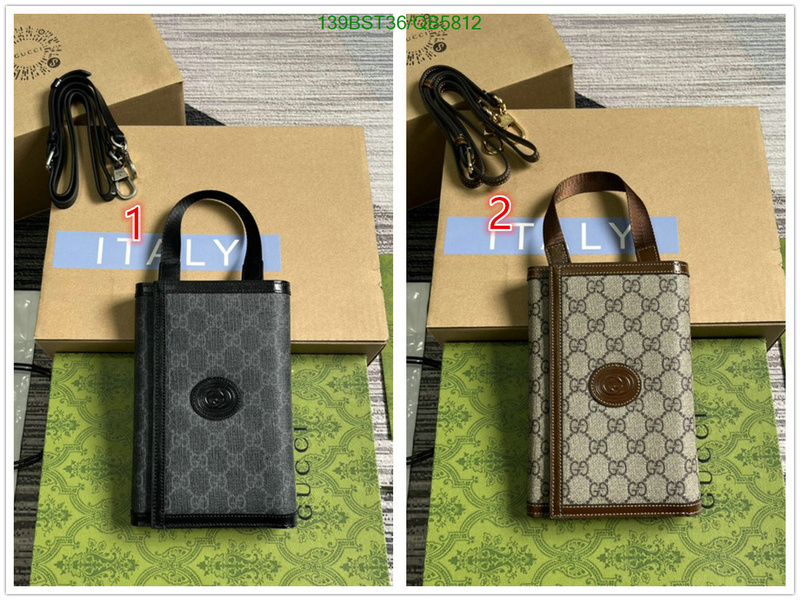 Gucci Bag-(Mirror)-Clutch- Code: QB5812 $: 139USD