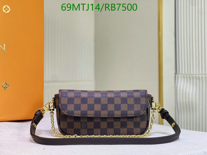 LV Bag-(4A)-Pochette MTis Bag-Twist- Code: RB7500 $: 69USD