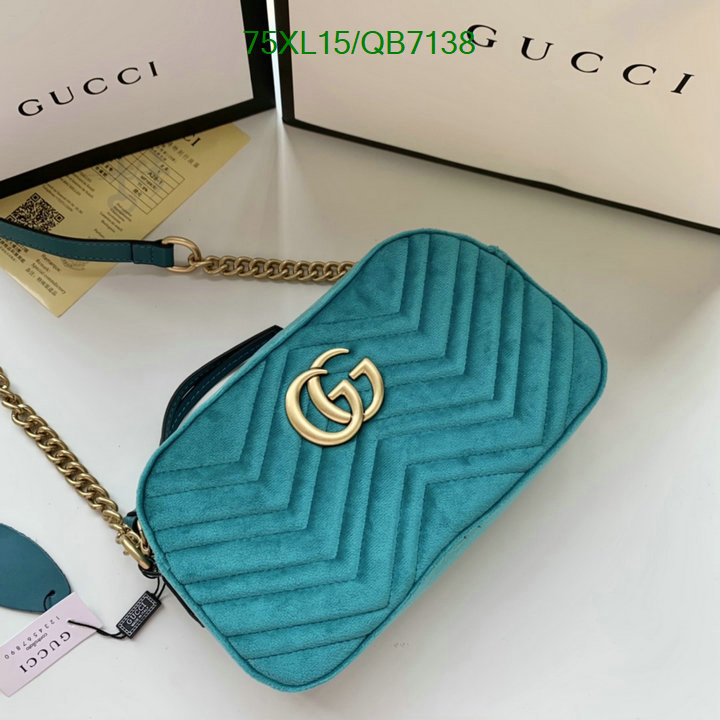 Gucci Bag-(4A)-Marmont Code: QB7138 $: 75USD