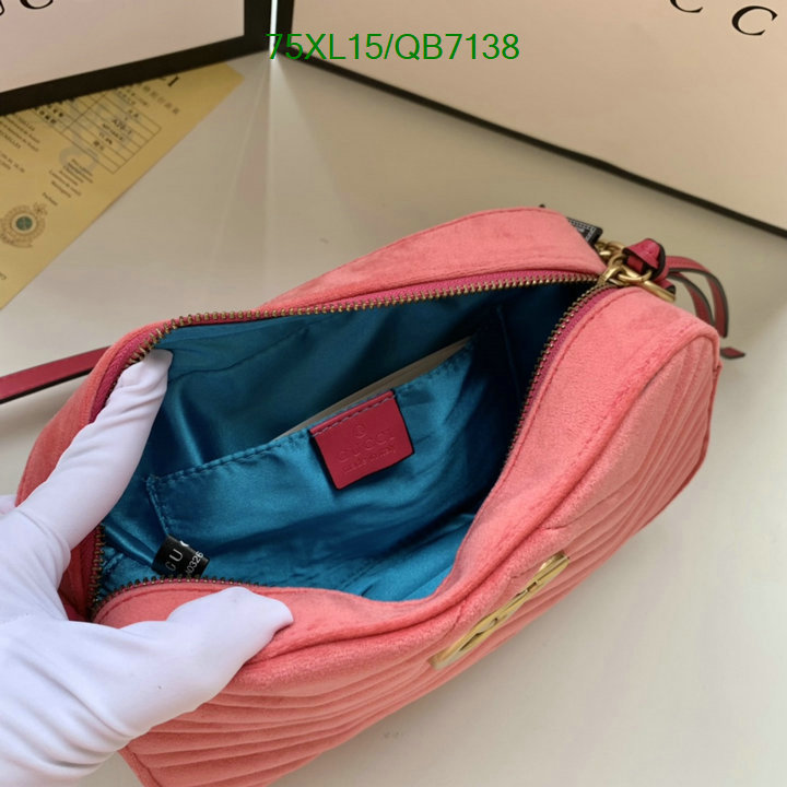 Gucci Bag-(4A)-Marmont Code: QB7138 $: 75USD