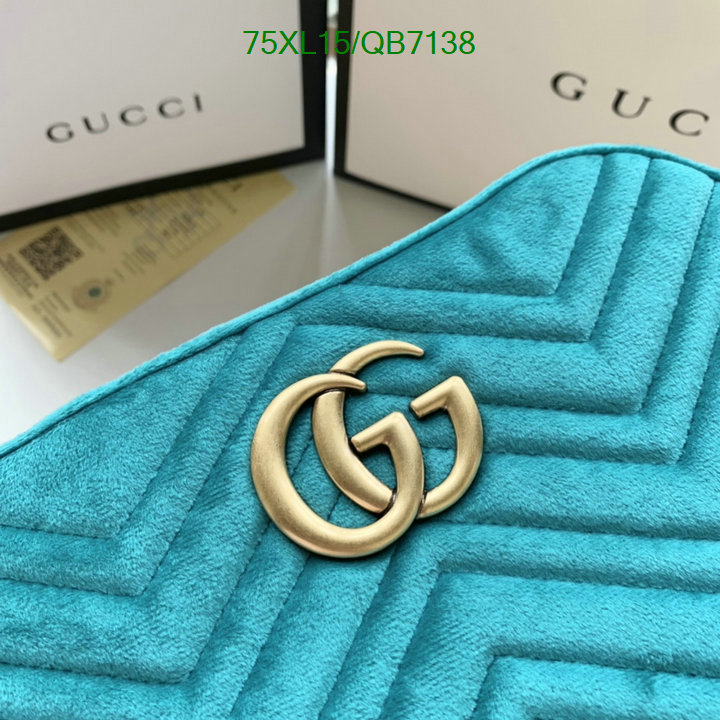 Gucci Bag-(4A)-Marmont Code: QB7138 $: 75USD