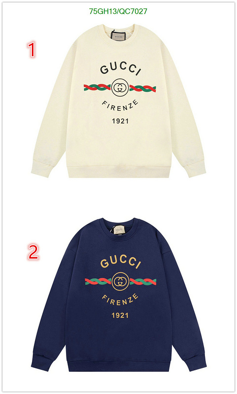 Clothing-Gucci Code: QC7027 $: 75USD