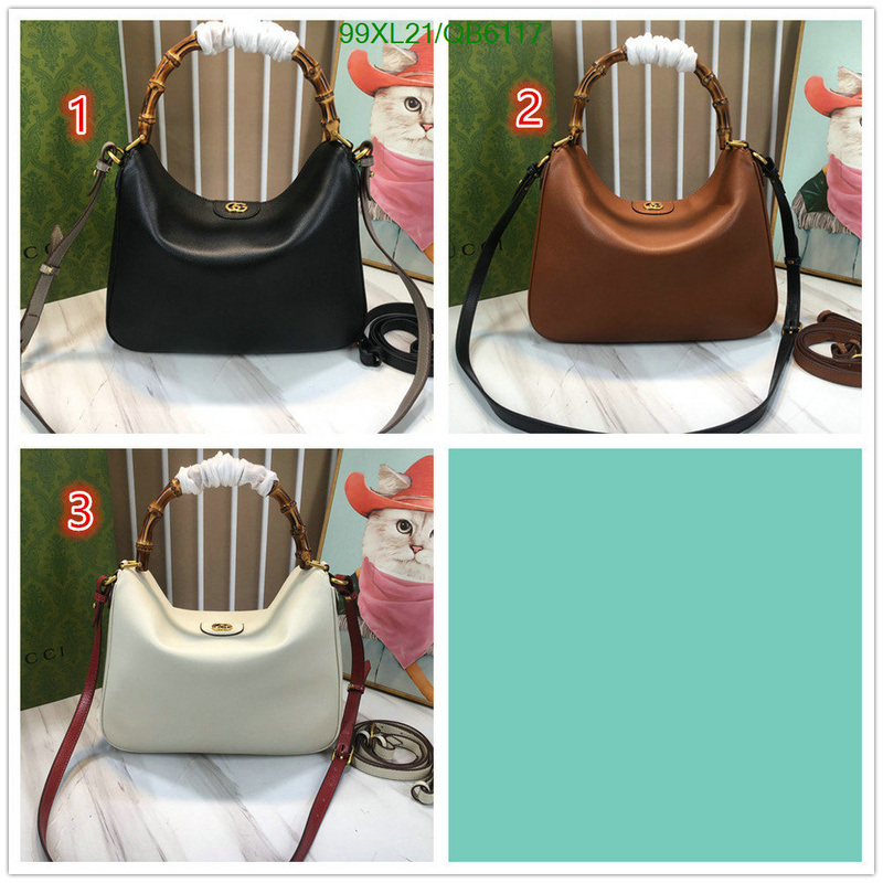 Gucci Bag-(4A)-Diana-Bamboo- Code: QB6117