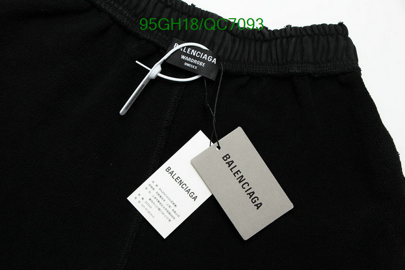 Clothing-Balenciaga Code: QC7093 $: 95USD