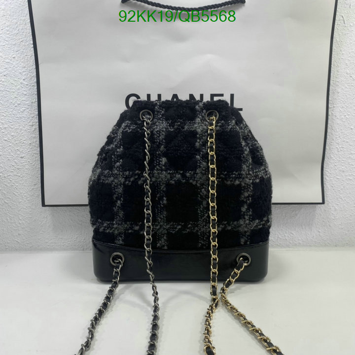 Chanel Bags-(4A)-Backpack- Code: QB5568 $: 92USD